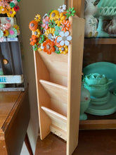 Load image into Gallery viewer, Wall Mail Sorter with Flowers
