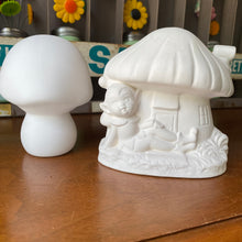 Load image into Gallery viewer, PAIR Ceramic Bisque Pixie &amp; Mushroom
