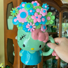 Load image into Gallery viewer, FrakenKitty Mug with Flowers
