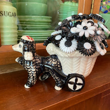 Load image into Gallery viewer, Poodle Cart with Flowers
