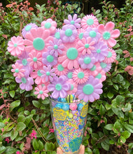 Load image into Gallery viewer, Pink &amp; Purple Flowers Set of 20
