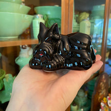 Load image into Gallery viewer, Black Scotty Dog Planter
