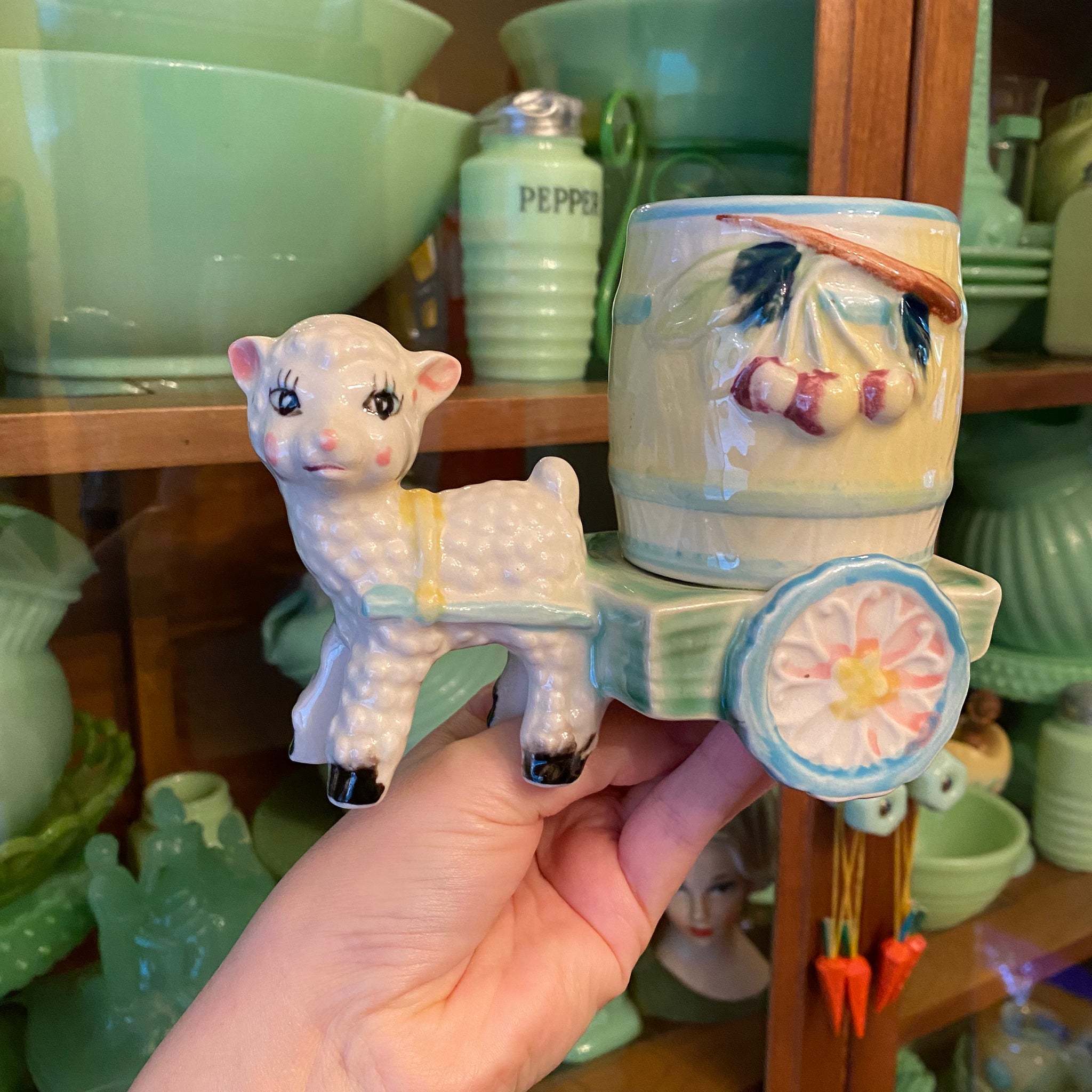plastic lamb planter Lamb Planter – Not Fresh Flowers