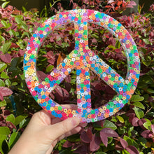 Load image into Gallery viewer, Multi Flower Peace Sign
