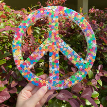 Load image into Gallery viewer, Multi Flower Peace Sign

