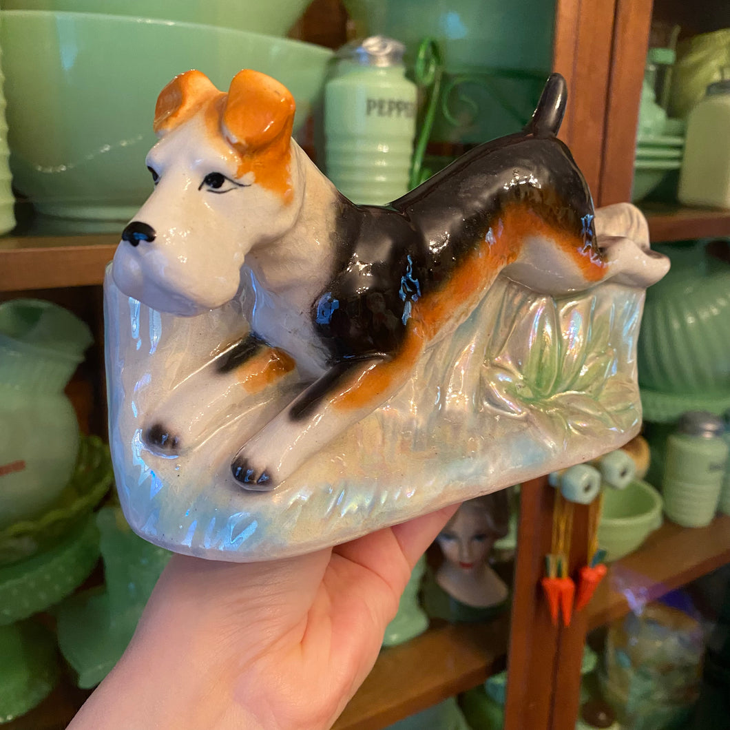 Leaping Puppy Planter