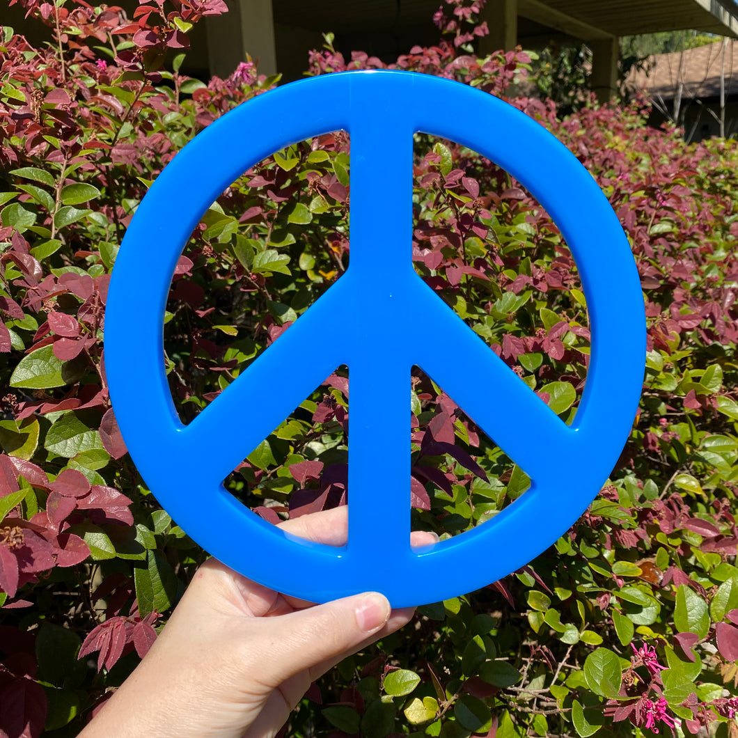 You Choose Flowers! Blue Peace Sign