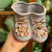 Load image into Gallery viewer, Blue Baby Shoes Planter
