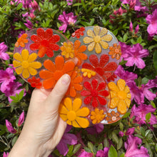 Load image into Gallery viewer, Multi Flower Coaster Set 4
