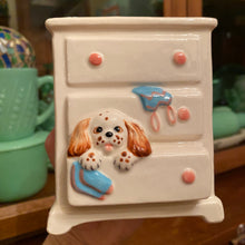 Load image into Gallery viewer, Puppy in Dresser Planter
