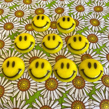 Load image into Gallery viewer, Bright Yellow Smiley Pin
