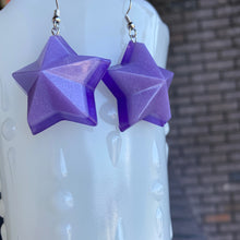 Load image into Gallery viewer, Light Purple STAR Earrings
